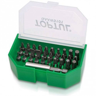 Набір біт 1/4&quot; SL;PH;PZ;TORX;HEX магнітний тримач 31од. TOPTUL GAAW3101-[articul]