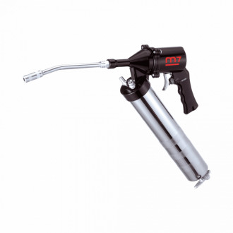 Шприц для мастил пневматичний 400мл із стальною трубкою 15см-[articul]