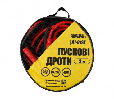 Дроти пускові MASTERTOOL 400 А 3 м 81-0124