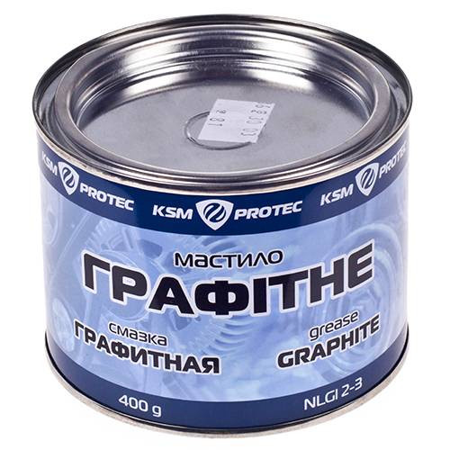 Мастило графітне KSM Protec банку 0,4 кг-KSM-04G (27)
