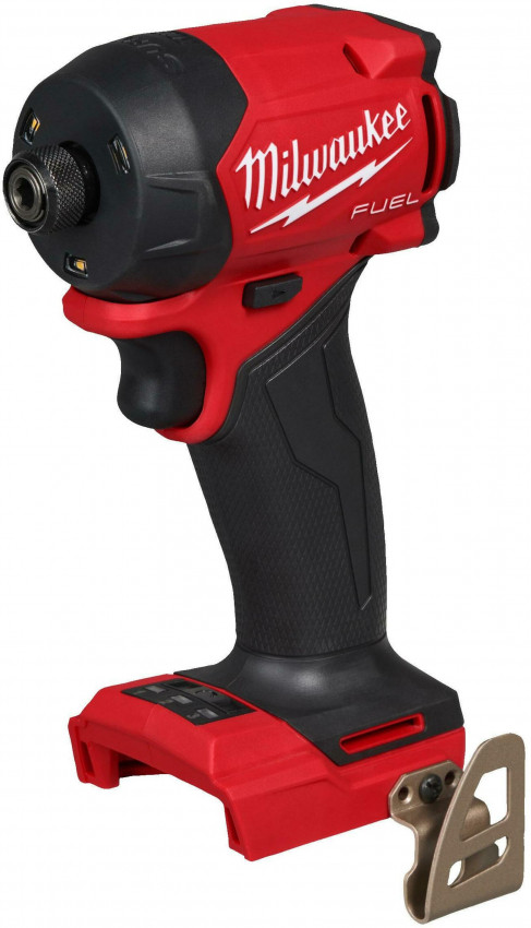 Шуруповерт ударний гідравлічний акумуляторний безщітковий MILWAUKEE, M18 FIDRQ-0X,113Нм (каркас, кліпса для ременя, картонне пак-4933498910
