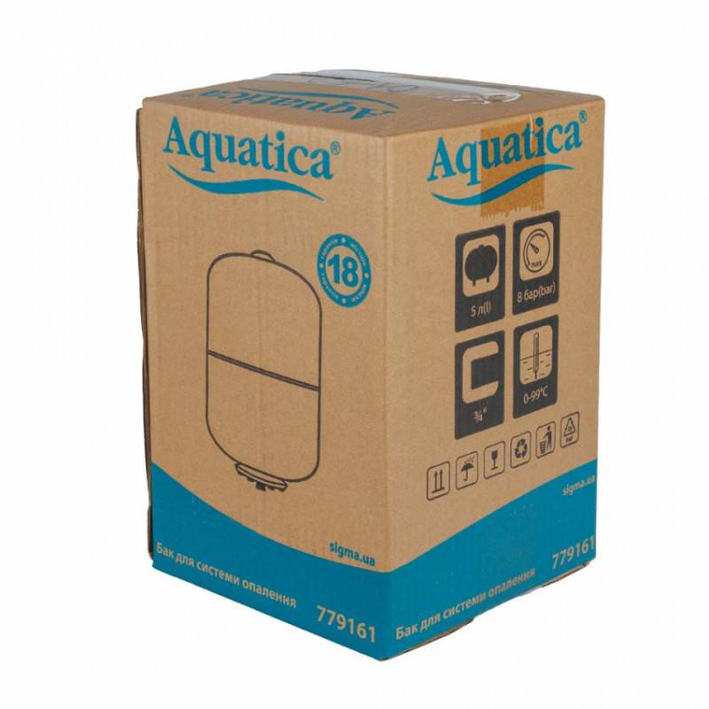 Бак для системи опалення циліндричний (розбірний) 5л AQUATICA (779161)-779161