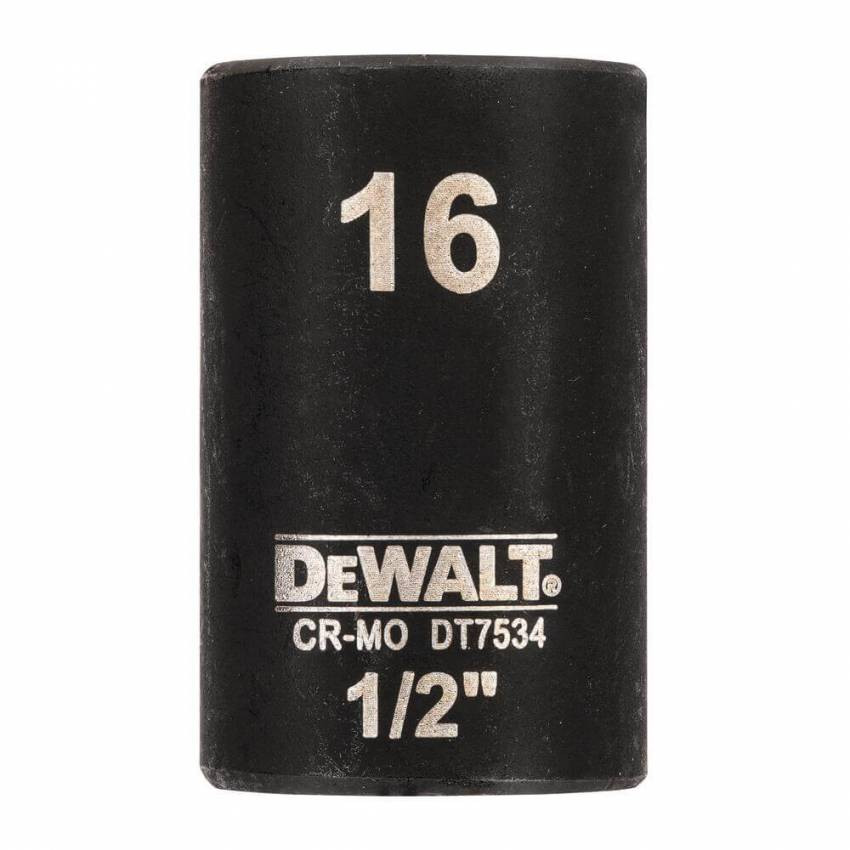 Головка торцева коротка ударна IMPACT DeWALT DT7534-DT7534