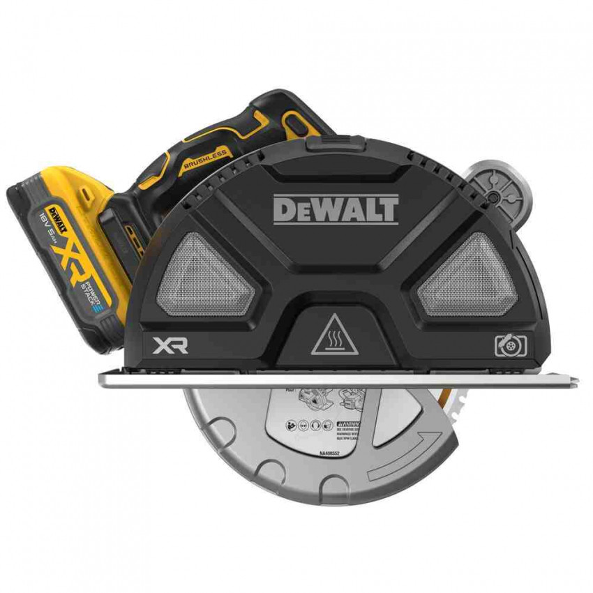 Пилка дискова по металу акумуляторна DeWALT DCS383H2-DCS383H2