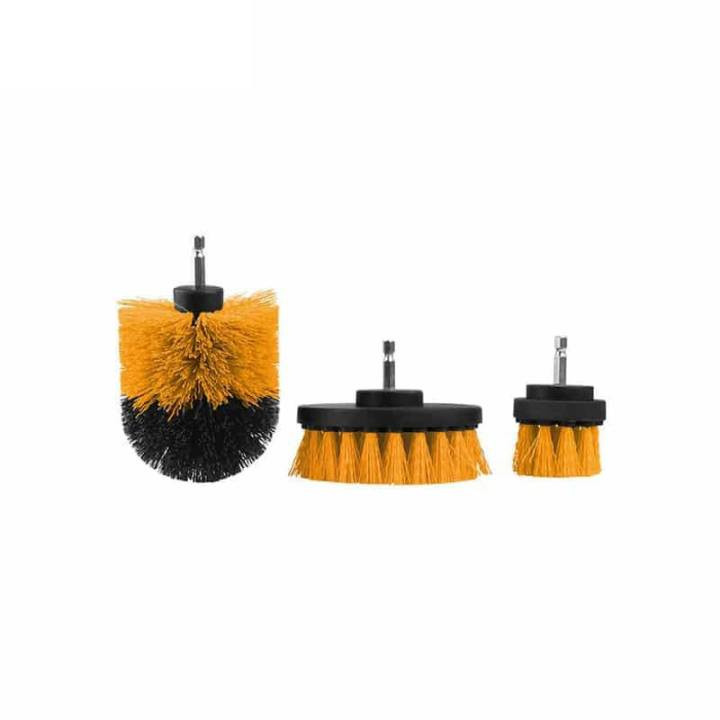 Комплект нейлонових щіток-насадок Tolsen, 3 шт, для шуруповерта-77554