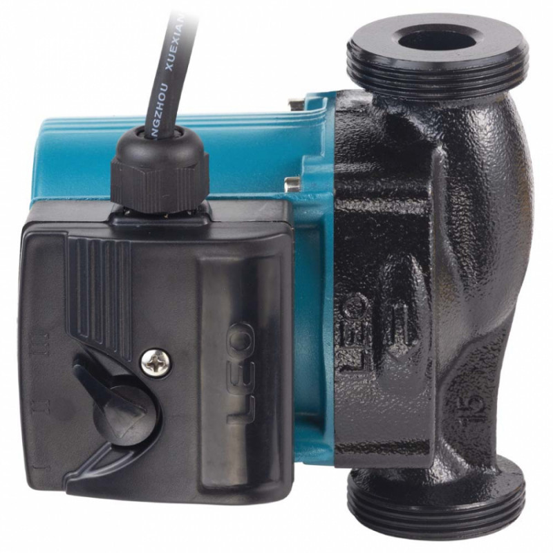 Насос циркуляційний 96Вт Hmax 6м Qmax 58л/хв Ø1½" 130мм гайки Ø1" LEO 3.0 (774433)-774433