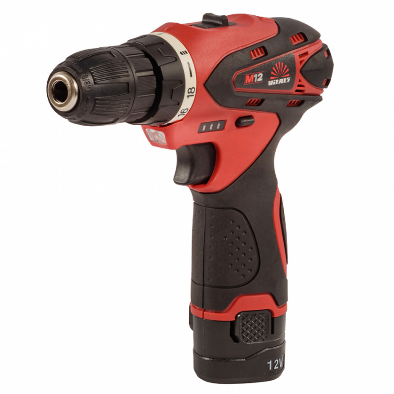 Дриль-шуруповерт акумуляторний Vitals AU 1221c Kit+-235336