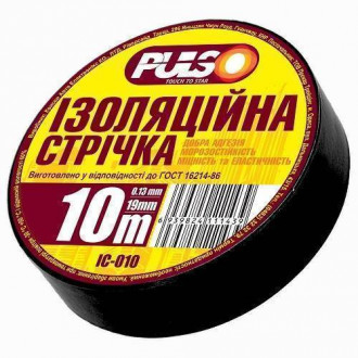 Ізолента PULSO PVC 10м чорна-[articul]