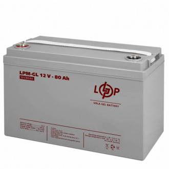 Гелевий акумулятор LPM-GL 12V - 80 Ah-[articul]