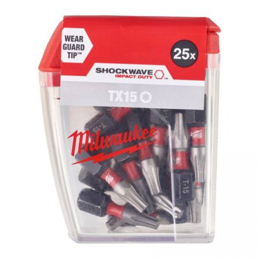 БІТ УОРНОХВИЛЬНИЙ MILWAUKEE, TX15, 25 мм-4932430873/25
