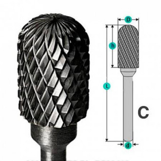 Борфреза тип С 10 * 20 * 6 мм-[articul]