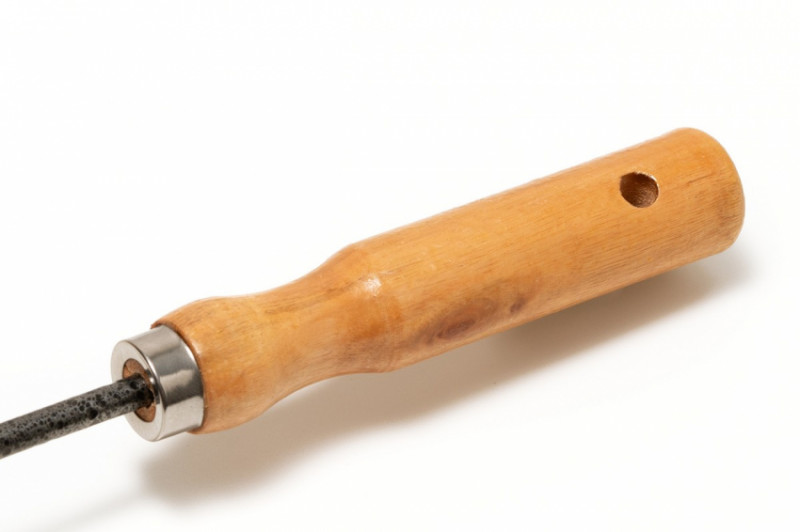 Вила садові MASTERTOOL з дерев'яною ручкою 265х80 мм 14-6192-14-6192