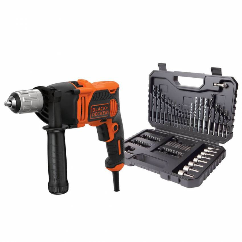 Дриль ударний мережевий BLACK DECKER BEH850-BEH850