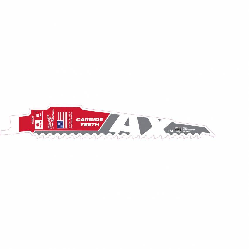 Полотно для шаб. пилки TСT AX MILWAUKEE, 230мм (5шт.)-48005526