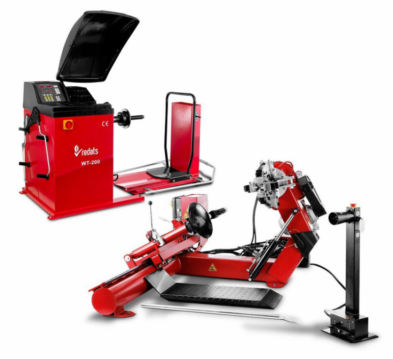 Балансувальний верстат REDATS WT-200 і шиномонтажний верстат MT-26-30-07-12