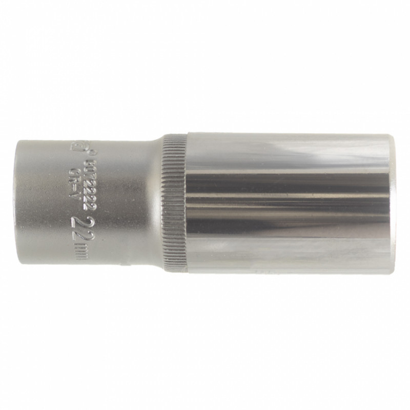 Насадка шестигранна довга 1/2" 22мм CrV ULTRA (6072222)-6072222