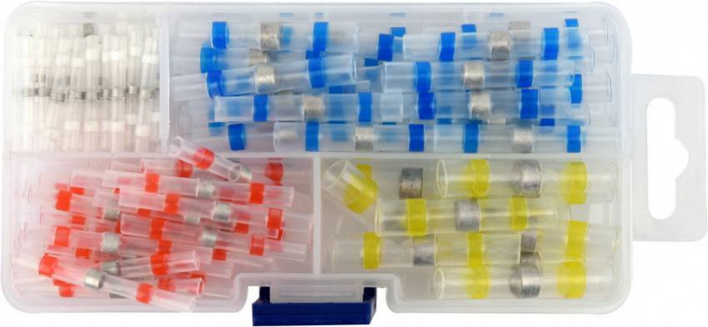 Кембрики термозбіжні при t≤ 105°C з оловом YATO: для провідників 0.25-6 мм², 100 шт.-YT-81450