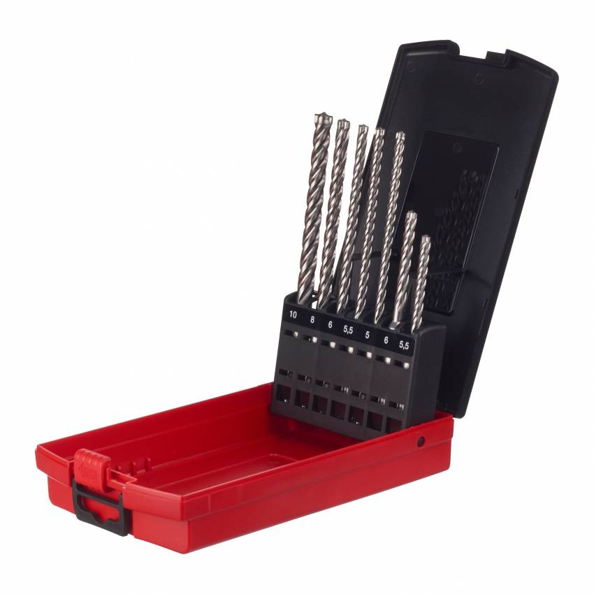 Набір бурів SDS-PLUS MX4 MILWAUKEE, (7шт)-4932451464