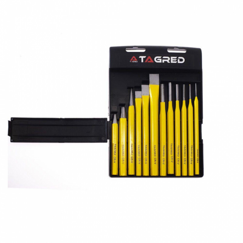Набір зубил, кернерів та пробійників TAGRED TA1068-TA1068