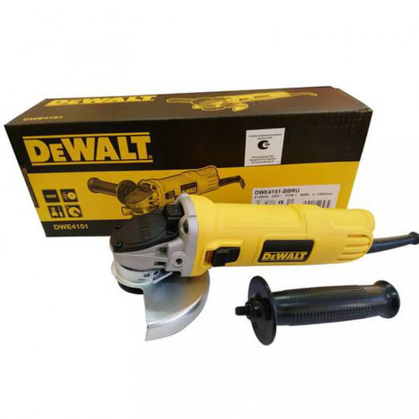 Шліфмашина кутова - болгарка мережева DeWALT DWE4151-DWE4151