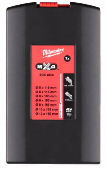 Набір бурів SDS-PLUS MX4 MILWAUKEE, (7шт) 14