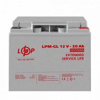 Розпродаж Акумулятор гелевий LPM-GL 12V - 20 Ah