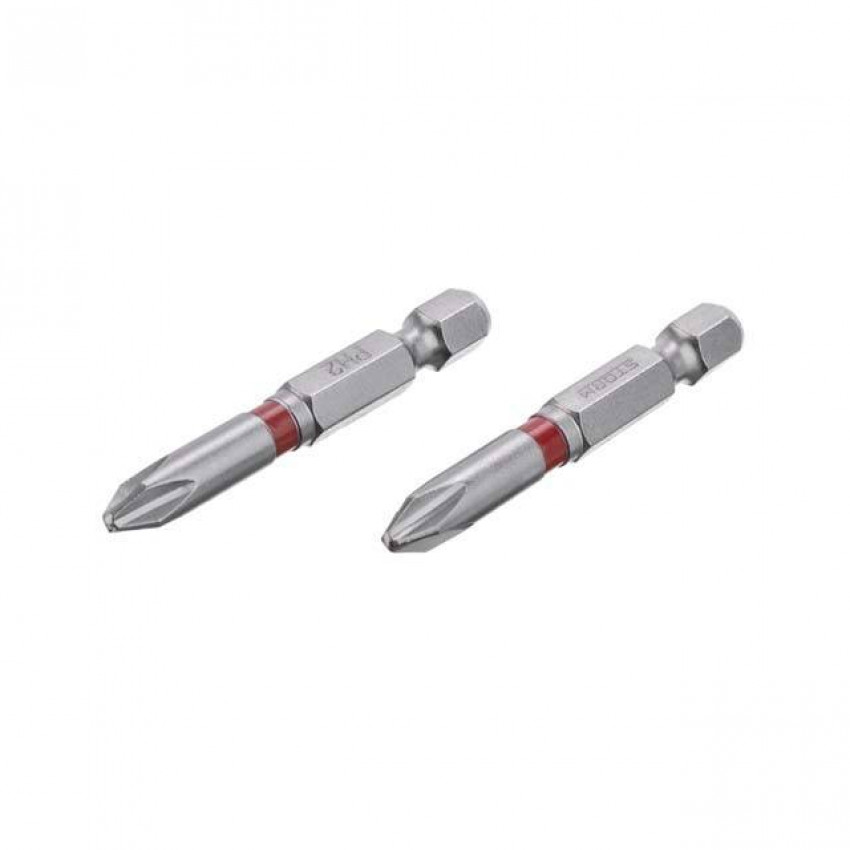 Комплект викруткових насадок PH2 1/4" * 50 мм, S2, уп. 2 од., STORM INTERTOOL VT-0212-VT-0212