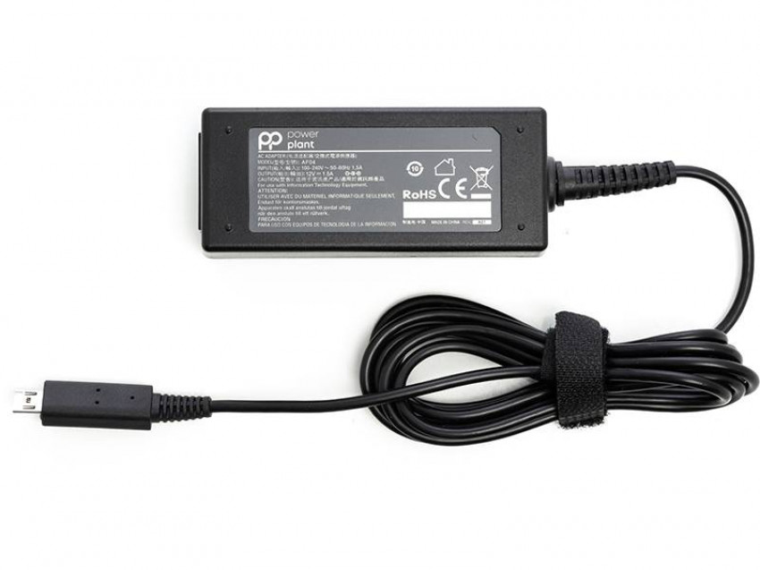 Адаптер для ноутбука PowerPlant ACER 220V, 12V 18W 1.5A (micro USB)-AC18AMCUSB