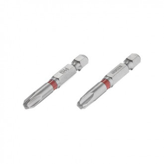Комплект викруткових насадок PH3 1/4&quot; * 50мм, S2, уп. 2 од., STORM INTERTOOL VT-0213-[articul]