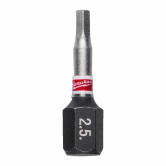 Біта SHOCKWAVE MILWAUKEE, Hex2,5, 25мм, (3шт)-[articul]