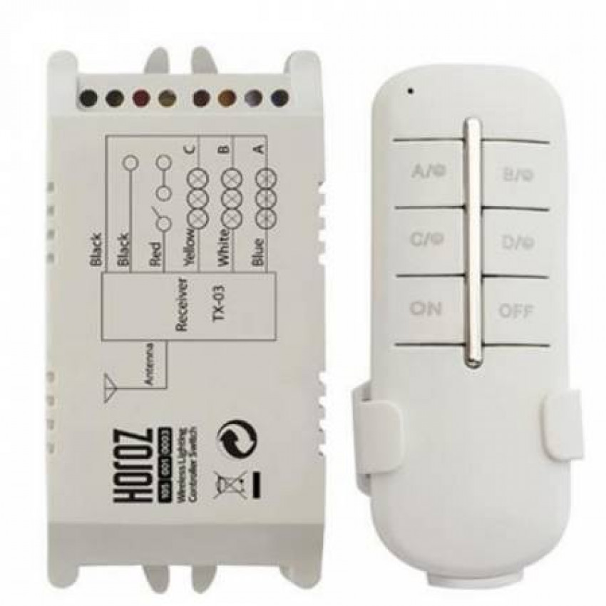 Пульт люстр трилінійний CONTROLLER-3 max 300W-105 001 0003