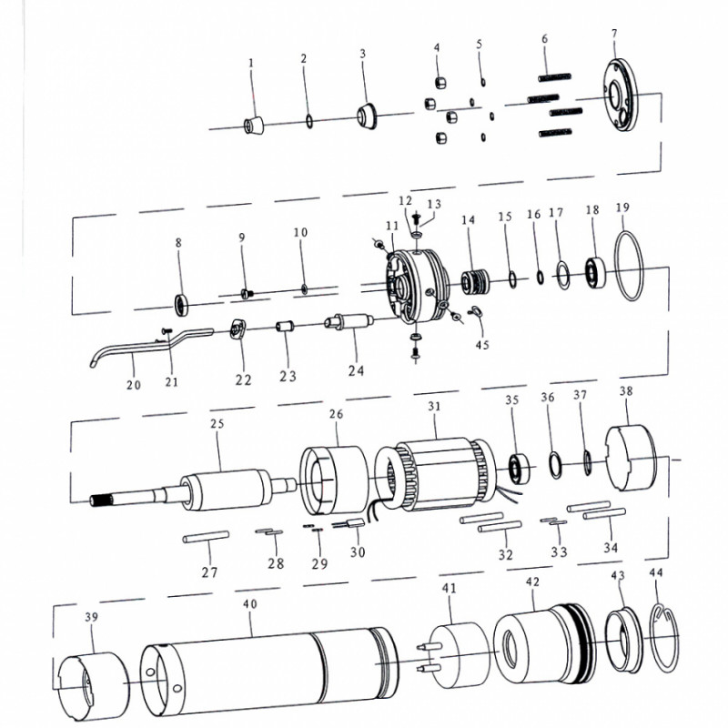 Насос відцентровий свердловинний 0.55 кВт H 61(49)м Q 80(60)л/хв Ø94мм AQUATICA (DONGYIN) (777113)-777113