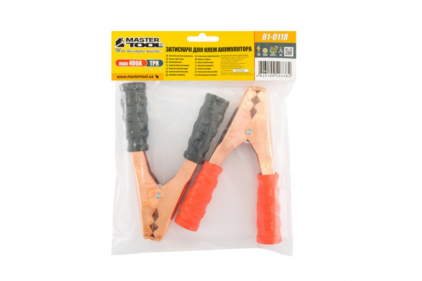 Затискач для клем акумулятора MASTERTOOL 15 см 81-0118-81-0118