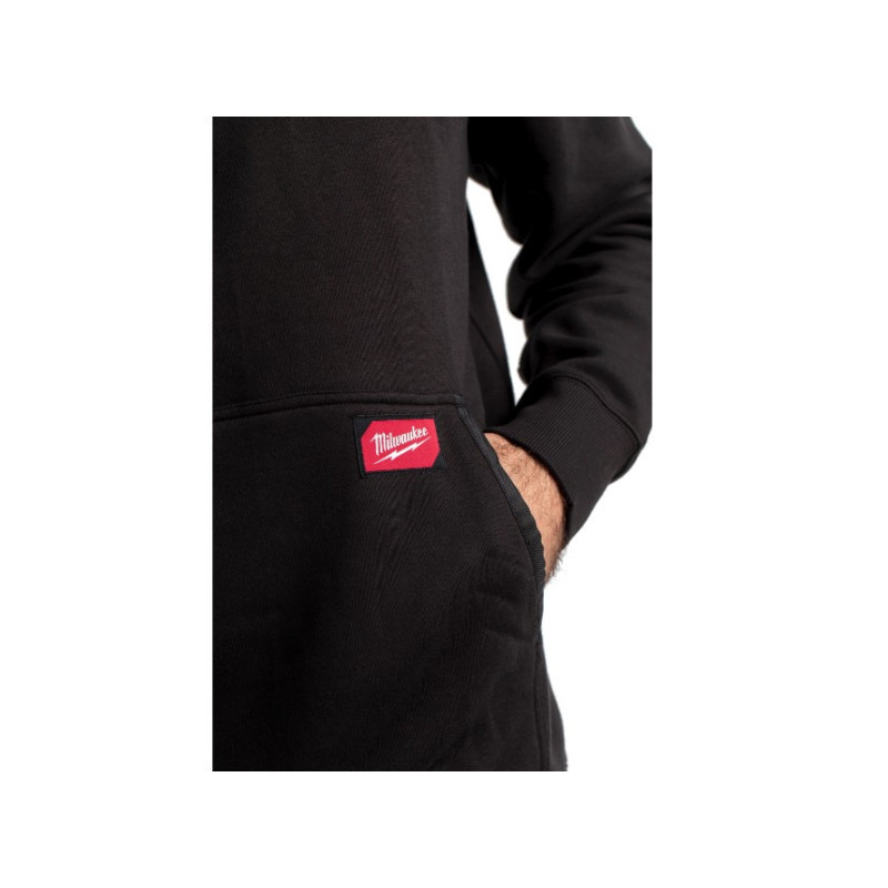 Толстовка WHMW MILWAUKEE, з капюшоном, чорна, розмір S-4932493116