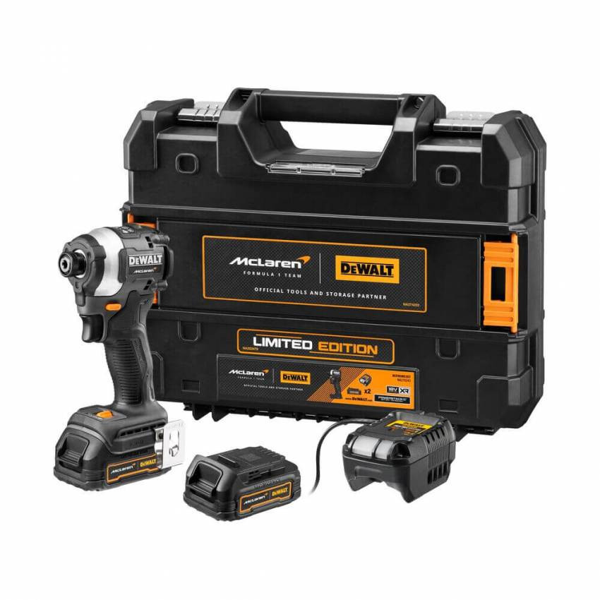 Шурупокрут ударний McLaren F1 TEAM LIMITED EDITION DeWALT DCF85ME2GT-DCF85ME2GT