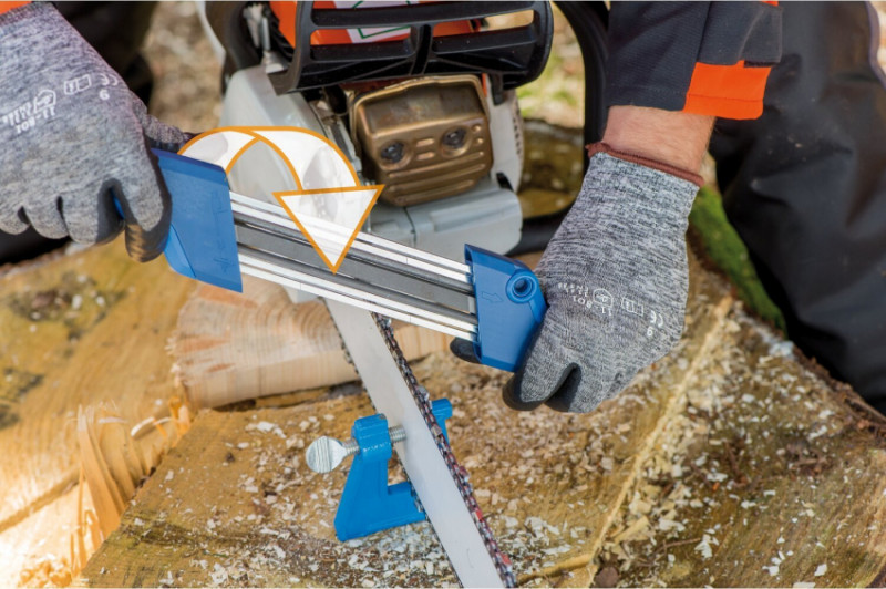 Пристрій для заточування ланцюгових пилок 0,325" CHAIN SHARP CS-X-4,8 (заточування ріжучого та обмежуючого зуба) державка 2в1-4007220835920