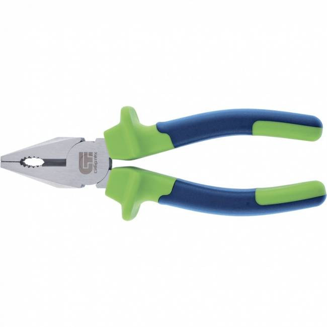 плоскогубці комбіновані, 200 мм, двокомпонентні рукоятки Сібртех-17052