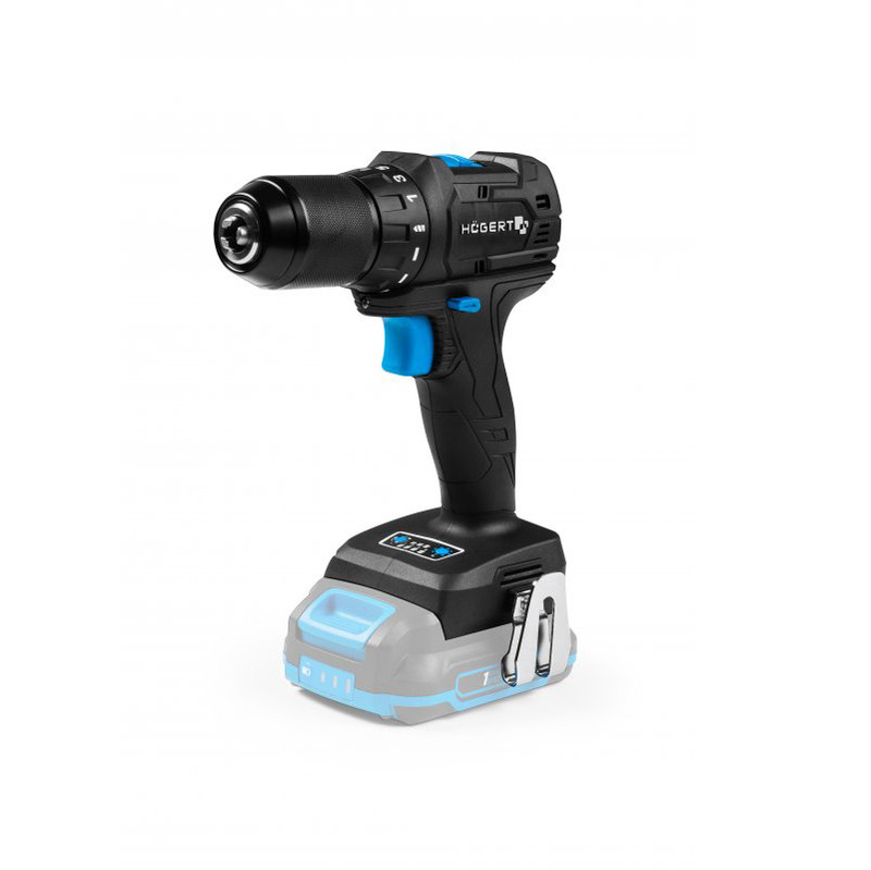 Безщітковий компактний дриль ударний шуруповерт 45 Нм 18 В HOEGERT 40 (HT2E264-0PD)-HT2E264-0PD
