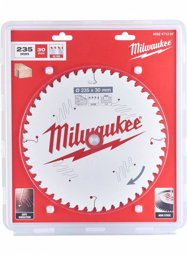 Диск пильний MILWAUKEE, Ø235/30мм, 60 зуб.-4932471307