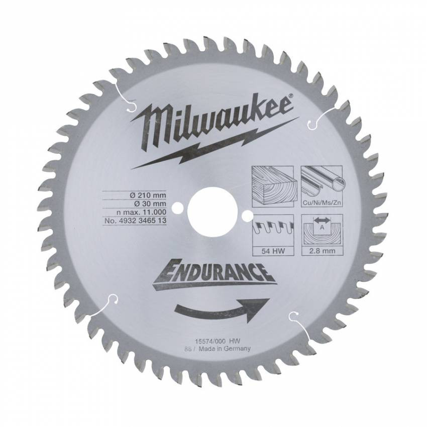 Диск пильний MILWAUKEE, Ø305х30мм, 60 зуб.-4932352141