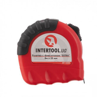 Рулетка з металевим полотном 8 м * 25 мм &quot;EXTRA&quot; INTERTOOL MT-0208-[articul]