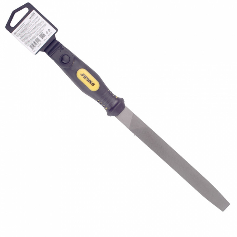 Напилок плоский 200мм №2 двокомпонентна рукоятка SIGMA (4406241)-4406241