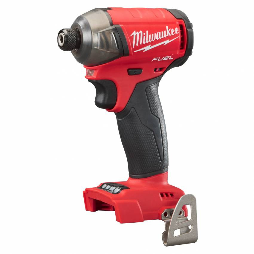 Імпульсний ударний акумуляторний шуруповерт 1/4" HEX MILWAUKEE, M18 FQID-0X, 50Нм, HDкейс-4933459187