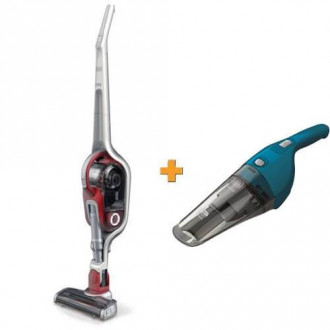 Акумуляторний пилосос (електровеник) ORA колір бордовий BLACK DECKER, 32.4 В Li-Ion, 1020 л/хв, 2в1-[articul]