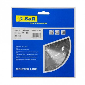 Диск пиляльний S &amp; R Meister Power Cut 160x20 16 x2,6 мм