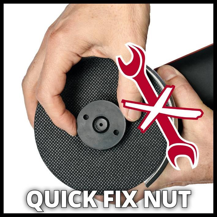 Машина шліф.кутова акумуляторна 18В Einhell 3А/год ЗУ, 125 мм, безщітковий двигун, плавний пуск, 8500 об/хв, акумулятори від 2.6 А/год AXXIO 3Ач ЗУ-20121428