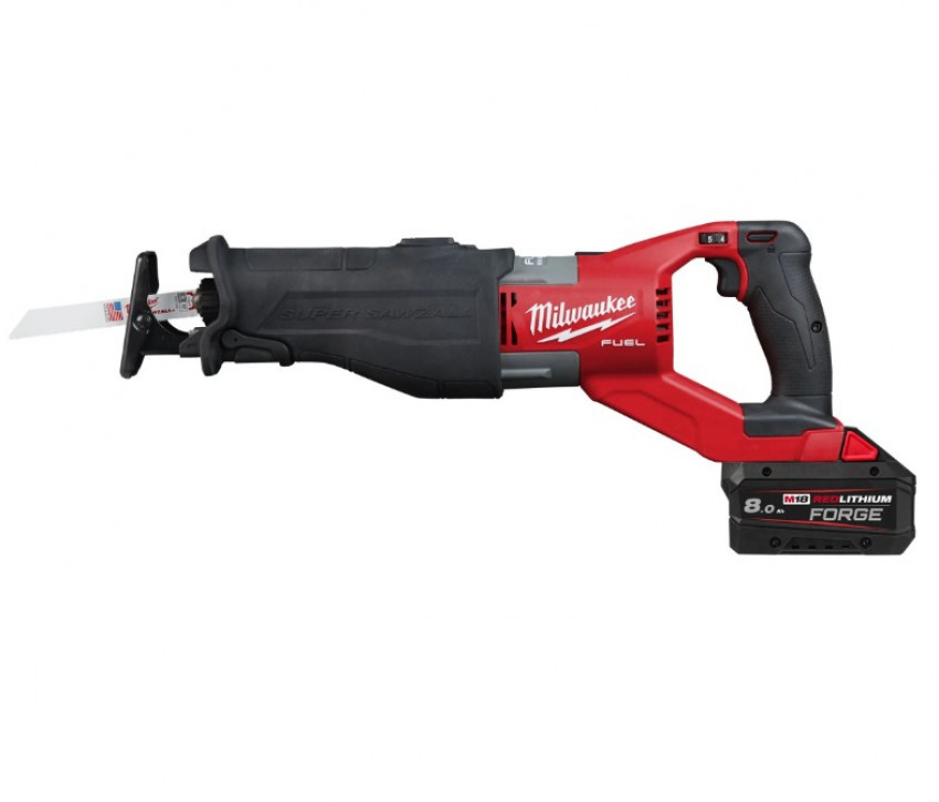 Пила шабельна акумуляторна MILWAUKEE, M18 FSX-801C (+зар.пр., 1 акум.Х 8Аг, кейс) FORGE™-4933499177