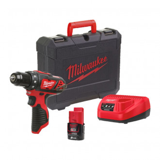 Дриль-шурупокрут MILWAUKEE M12 BDD-201C крутящий момент 30 Нм 4933479439-[articul]