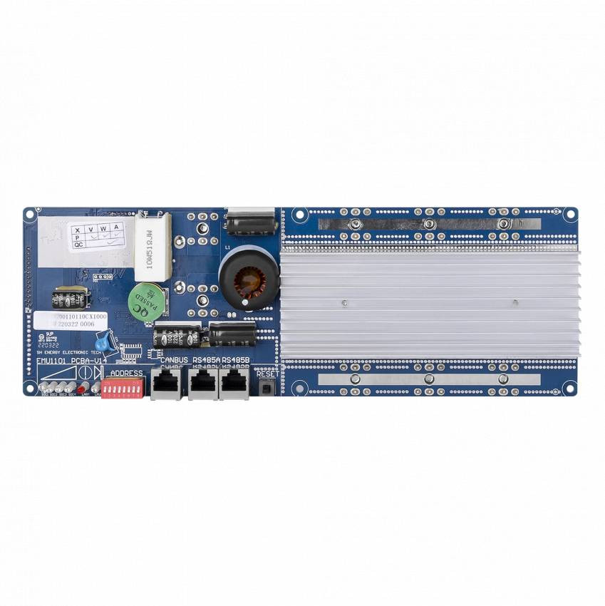 BMS плата LiFePO4 24V 8S Dis 200A Ch 100A LCD-