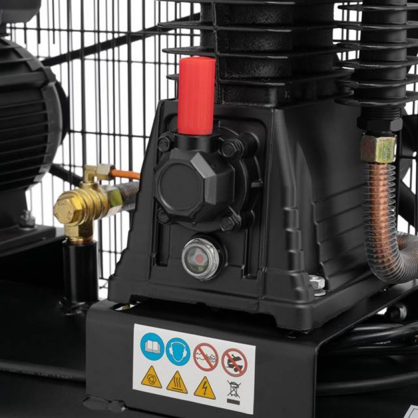 Компресор 100 л, 1.8 кВт, 220 В, 10 атм, 250 л/хв. INTERTOOL PT-0012-PT-0012